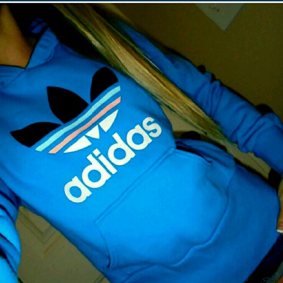 Adidas hoodie sweatshirt M fits like Small