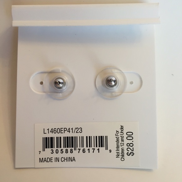 SOLD in bundle Ralph Lauren Silver Crystal Stud - Picture 3 of 3