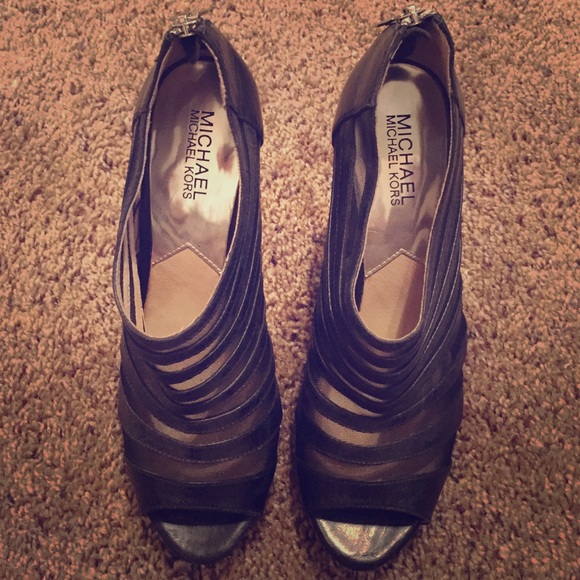 Black Michael Kors Heels