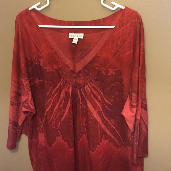 Fashion Bug shirt size 26/28 - 3/4 length sleeves