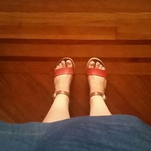 Steve madden flatform sandals 6