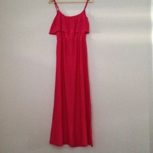 Pink maxi dress