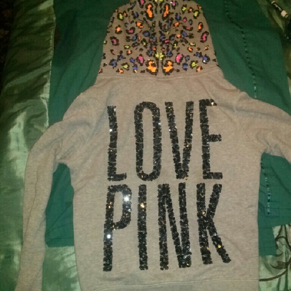 Victoria's Secret Pink zip up hoodie