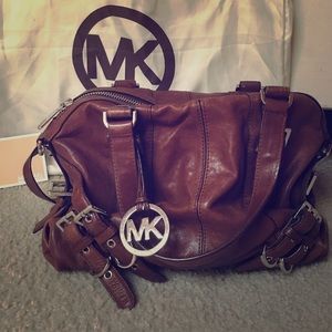 Michael Kors Leather Satchel
