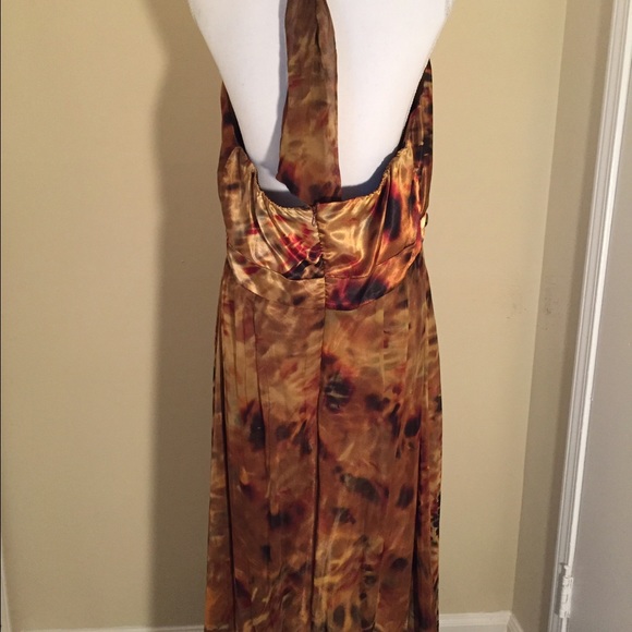 Multi color Halter Dress - Picture 2 of 2