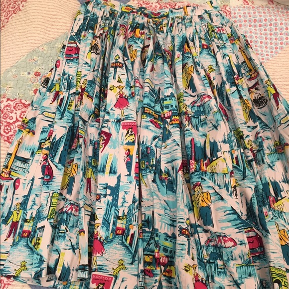 NWT Pin Up Girl Clothing Paris Jenny skirt.