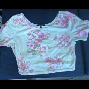 Floral crop top
