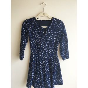 Navy floral dress 🌸