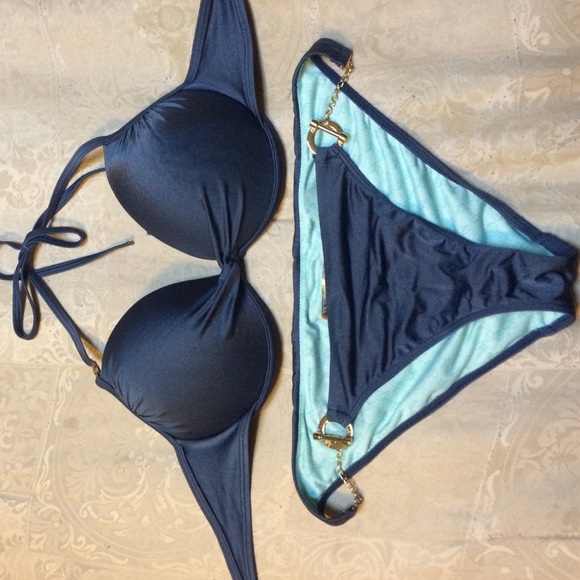 Blue Victoria's Secret Bathing Suit