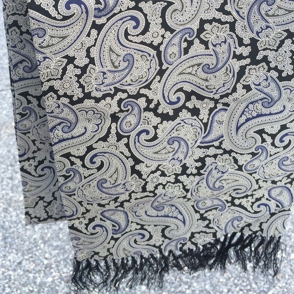 Seigo Silk Paisley Scarves.