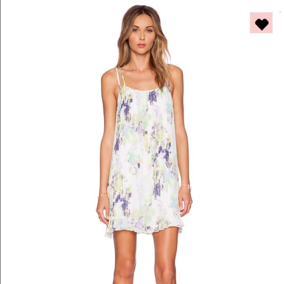 BCBGeneration strappy pleated dress