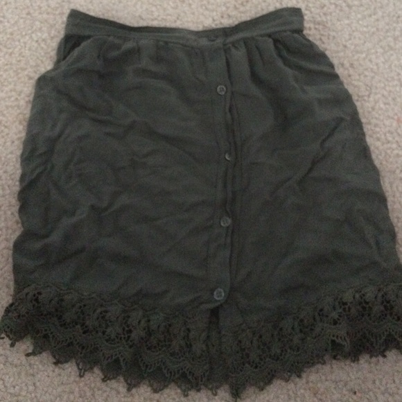 Green one size fits all skirt