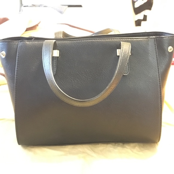 Forever 21 black mini tote