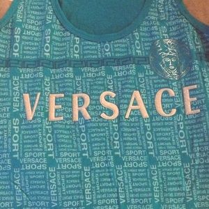 Versace Racerback tank.