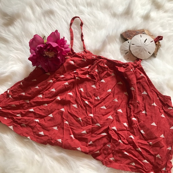 Red Crop Top - Picture 2 of 3