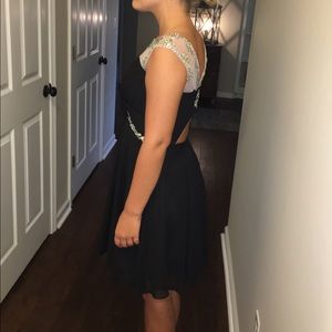 Black formal dress. Size 2-4