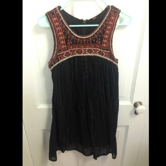 free people beaded top dress