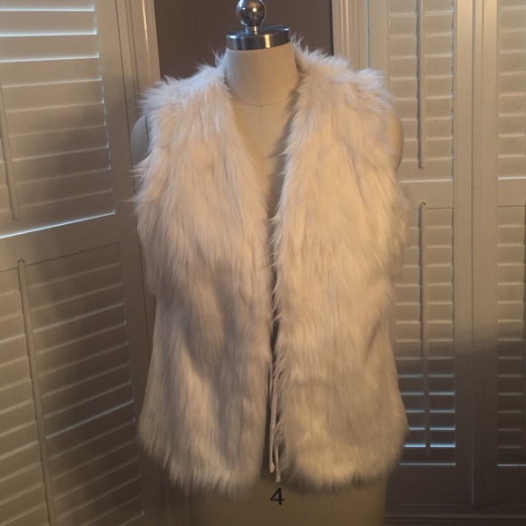 Faux fur vest