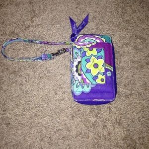 Vera Bradley "Heather" pattern wristlet