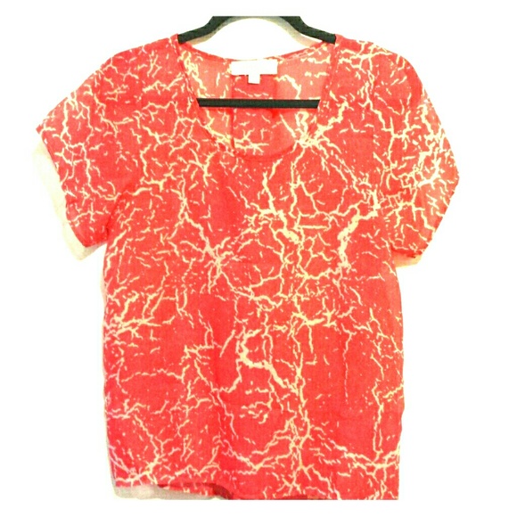 Coral Blouse