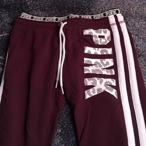 Pink sweatpants from Victoria's Secret
