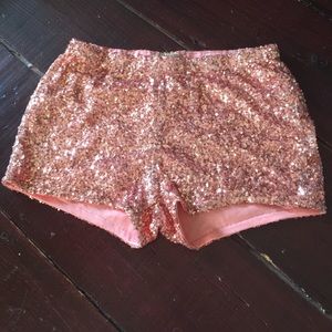 Sparkly shorts!