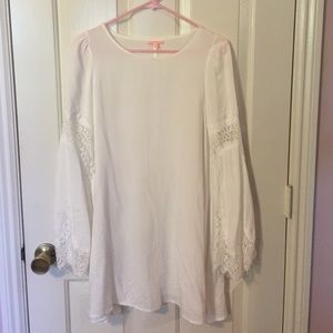 White boho dress