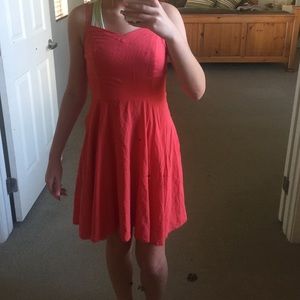 Coral dress