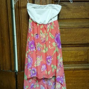 Hi-low summer dress