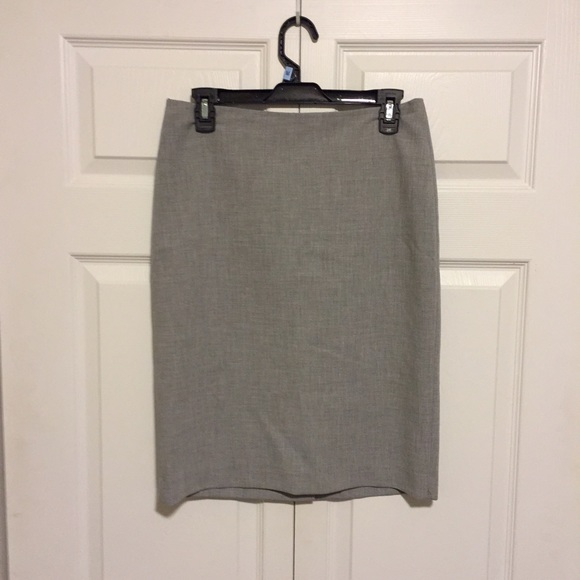 Talbots pencil skirt gray