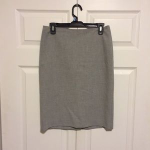Talbots pencil skirt gray