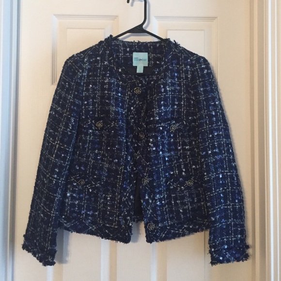 old navy tweed jacket