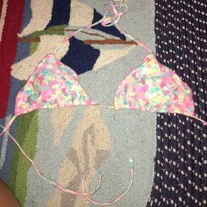 Triangle bikini top