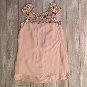 Marciano baby pink mini dress
