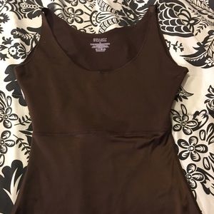 Spanx "Trust Your Thinstincts" Tank Top SM brown