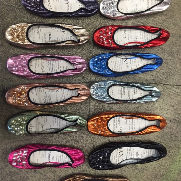 Ballerina Shoes with Heel - Picture 1 of 4