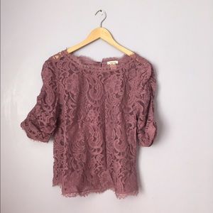 NWOT Sundance Lace Blouse