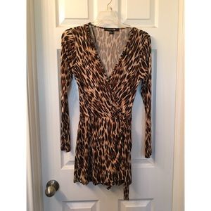 Forever 21 Leopard Print Romper