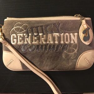 Juicy Couture velour wristlet