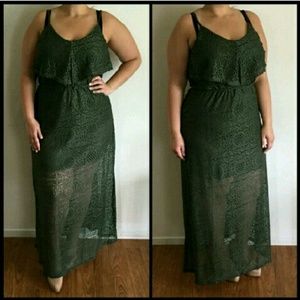 Lace maxi dress