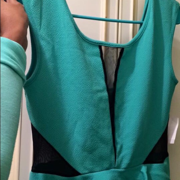 Seafoam green bodycon dress!