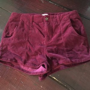 Velvet shorts!