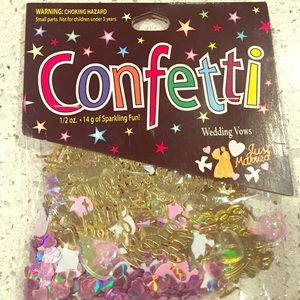 Wedding confetti