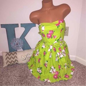 Hollister Floral Mini Dress Top Small