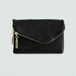Black Mini Clutch and Crossbody