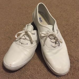 Classic White Leather Keds