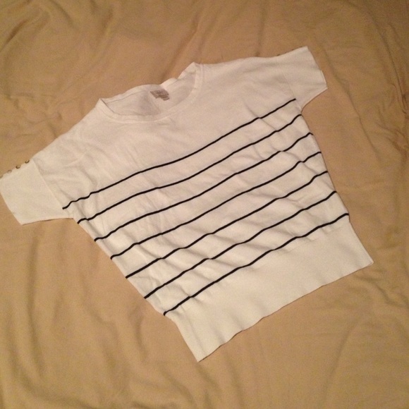'It's Not All Black and White' top from LOFT
