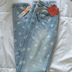 Mossimo Skinny Destroyed Skinny Jeans Size 1