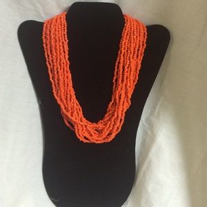 Orange necklace  10"