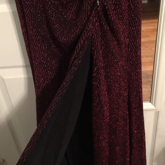 Red/Burgundy and Black Prom Dress! - Picture 4 of 4